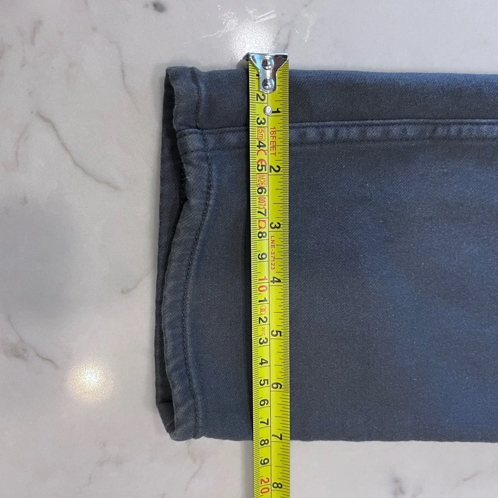 Banana Republic Mens 34x30 Charcoal Gray Stretch Cotton Five Pocket Pants